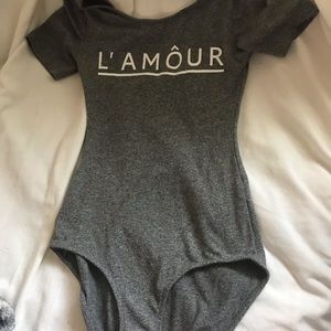 bodysuit grey